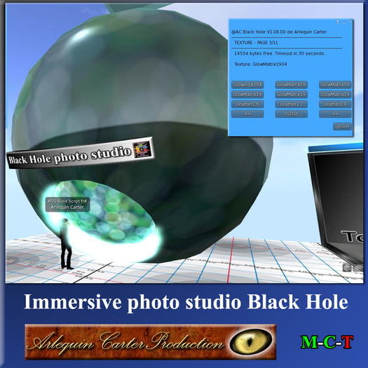 Immersive Photo Studio Black Hole Box