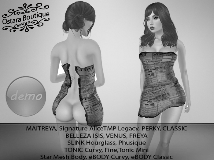 Newspaper Dress DEMO 