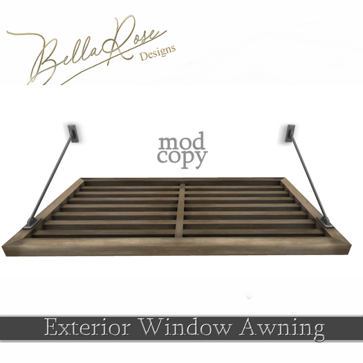 [BR] Exterior Window Awning add-on