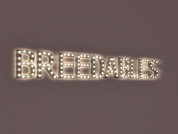 [Px] "BREEDABLES" Illuminated Light Bulbs Sign