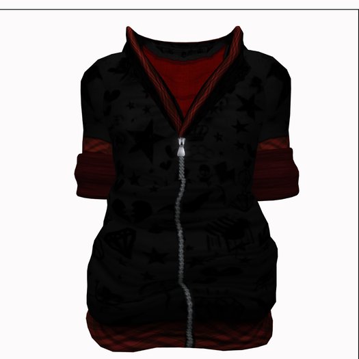 UrbaStyle*Temper_hoodie_red