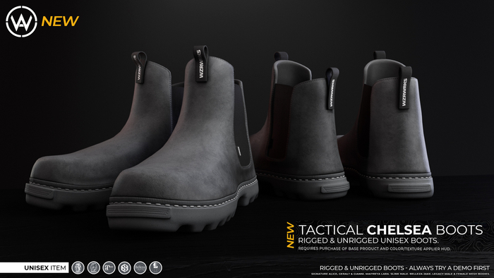 WAZ - Tactical Chelsea Boots (Grey)