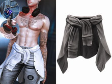-[ vagrant ]- Jacob Shirt Around Waist - Silver