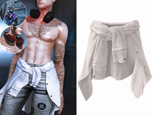 -[ vagrant ]- Jacob Shirt Around Waist - White