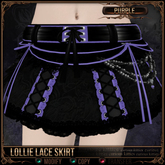 =^.^= Curious Kitties - Lollie Lace Skirt - Purple