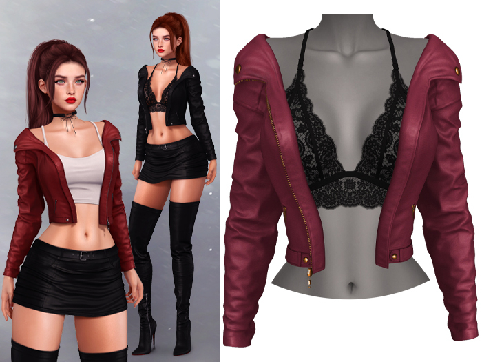 Mossu - Cali Jacket - Wine