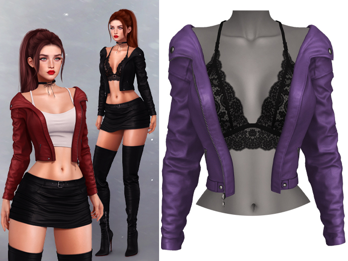 Mossu - Cali Jacket - Violet 