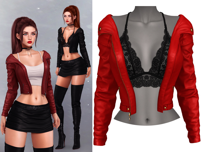 Mossu - Cali Jacket - Red