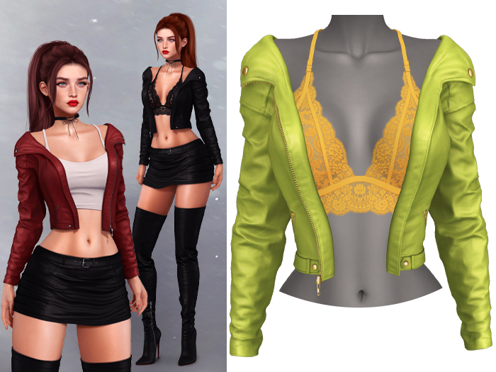 Mossu - Cali Jacket - Lime 