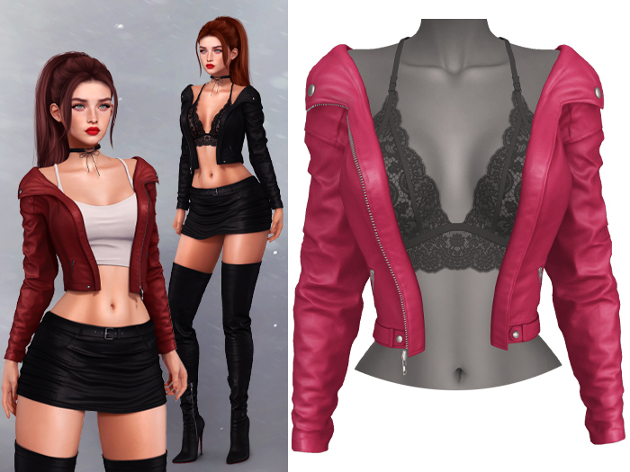 Mossu - Cali Jacket - Fuchsia