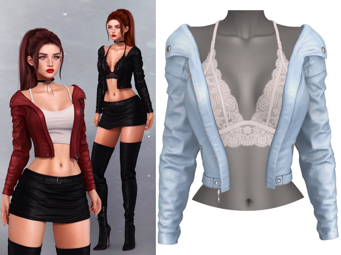 Mossu - Cali Jacket - Light Blue