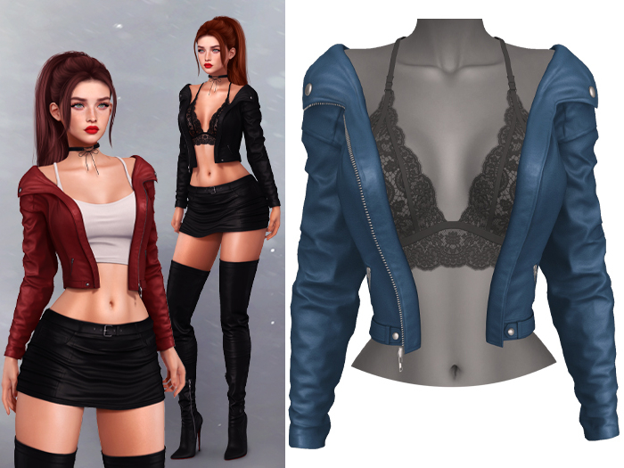 Mossu - Cali Jacket - Blue