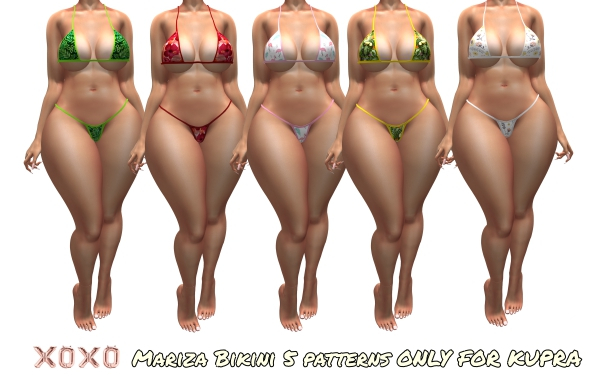 XOXO - Mariza Bikini 5 patterns tropic ONLY FOR KUPRA