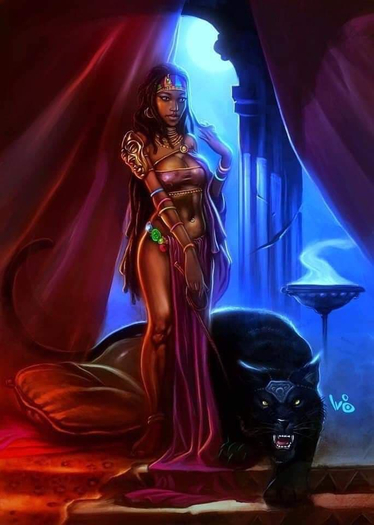 Afican Godess Poster