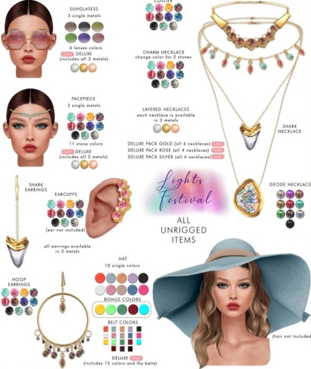 RAMA - Festival Chunky Face Jewel 2