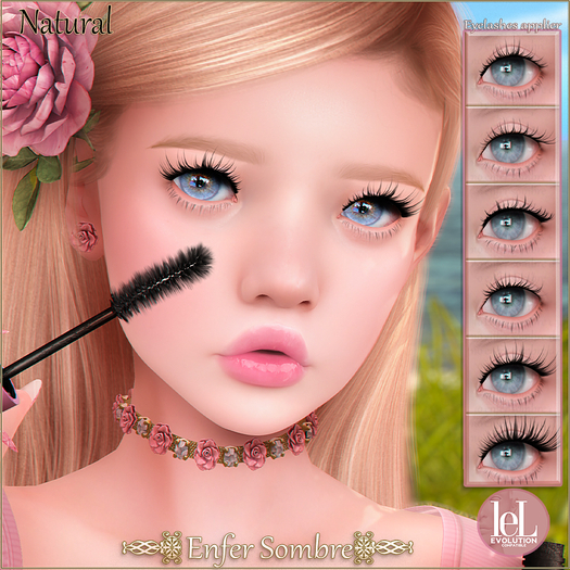 (Enfer Sombre*) LeLutka Eyelashes applier - Natural