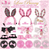 .tsg. Love Bunny Headband - Black