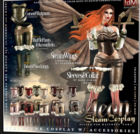 !dM Aeon **WINGS** (BOX #9 LARA) - RARE