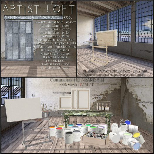 [Schultz Bros.] Artist Loft (Full Set)