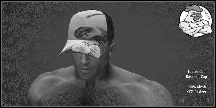 LeCock - Easter Cat Baseball Cap DEMO