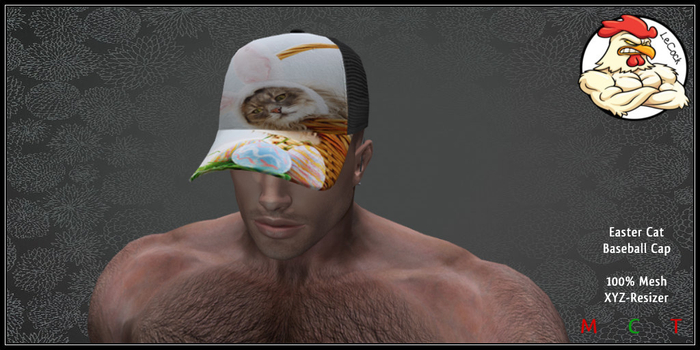 LeCock - Easter Cat Baseball Cap