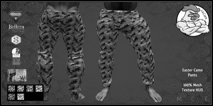 LeCock - Easter Camo Pants DEMO