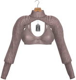 JF Design - Stella Cropped Top - RosyBrown