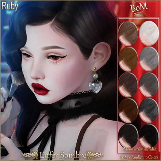 (Enfer Sombre*) Genus Hairbase applier - Ruby