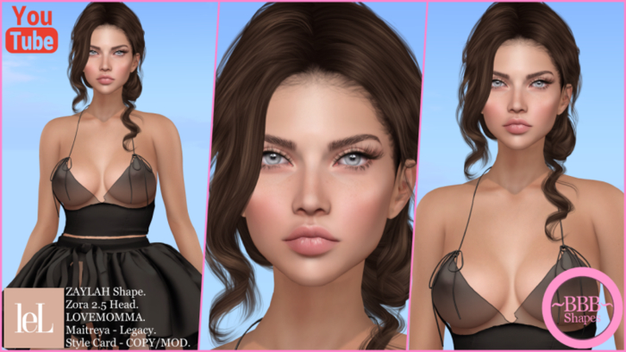 ~BBB~ ZAYLAH Shape - LeL - Zora 2.5 Head