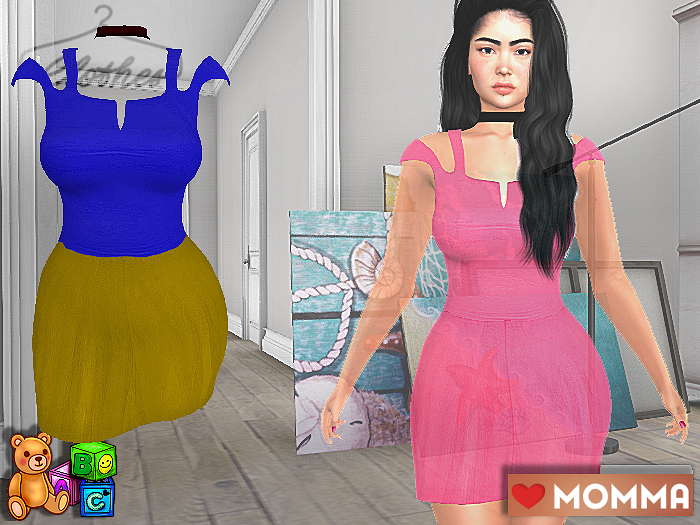 ABC Statement Dress - Snow