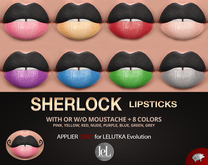 Mad' - Sherlock Lipsticks [LeL evolution Applier]