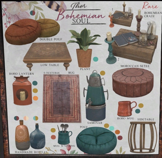 ..::THOR::.. Bohemian Plant Teal