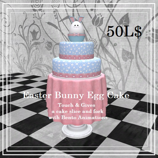 *Cuppy*Cakes* Easter Bunny Egg Cake