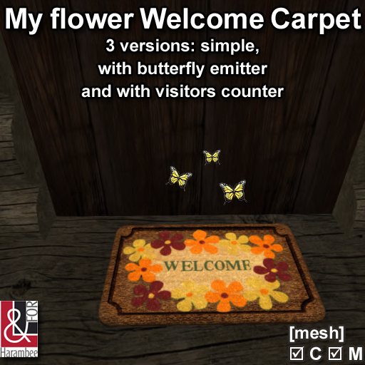 Welcome Carpet 3 versions