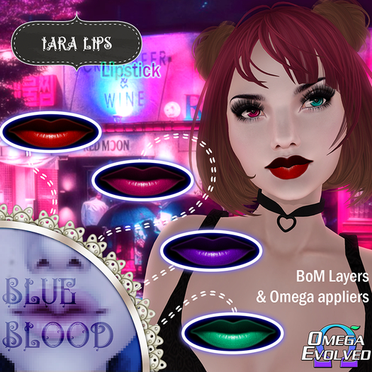 +Blue Blood+ iara Lips