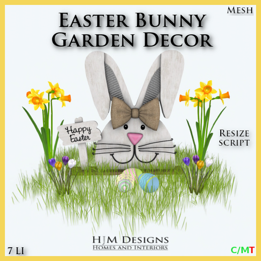 Easter Bunny Garden Decor