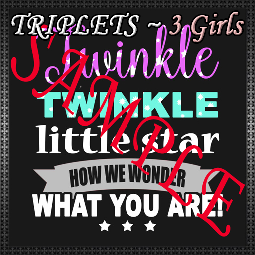 {SSD} TWINKLE LIL STAR ~ Gender Reveal (TRIPLETS)