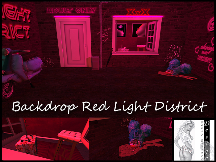 BB Design Backdrop Red Light District