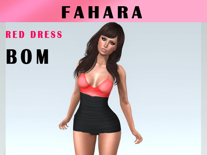 [FAHARA] Dress Red BOM