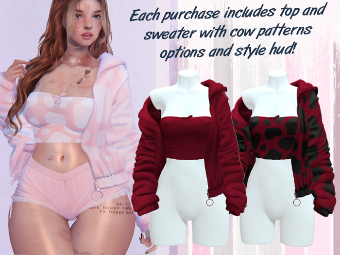 Lunar - Mumu Top & Sweater - Raspberry Red