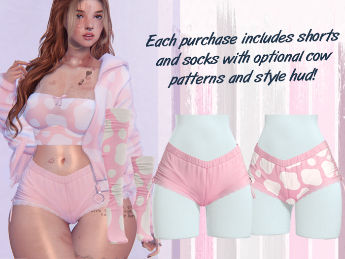 Lunar - Mumu Shorts & Socks - Bubblegum Pink