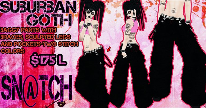 :::Sn@tch Suburban Goth:::
