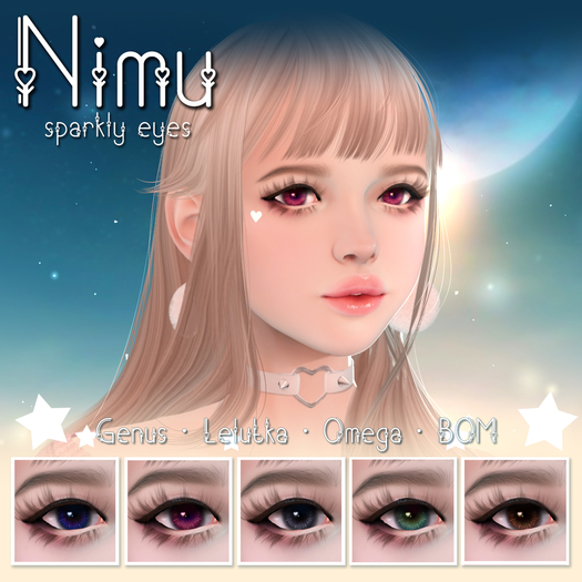 NIMU - Sparkly Eyes - Genus & BOM - BLUE