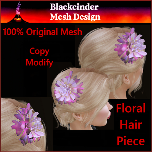 BMD Floral Hairpiece