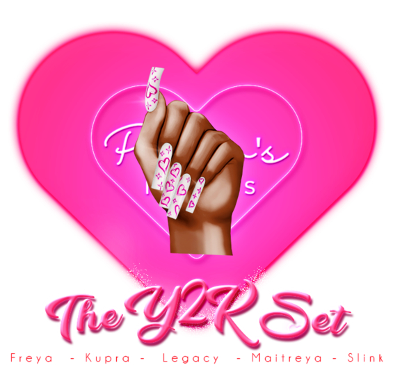 !! Pinky's Nails !! Y2K Set ' Square