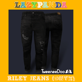 LazyPanda - Riley Jeans - Tween - Onyx