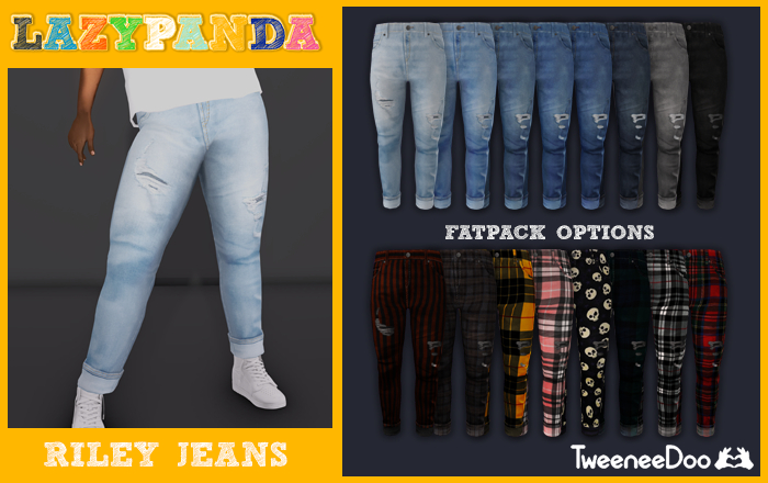 LazyPanda - Riley Jeans - Tween - Fatpack