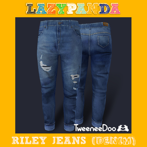 LazyPanda - Riley Jeans - Tween - Denim
