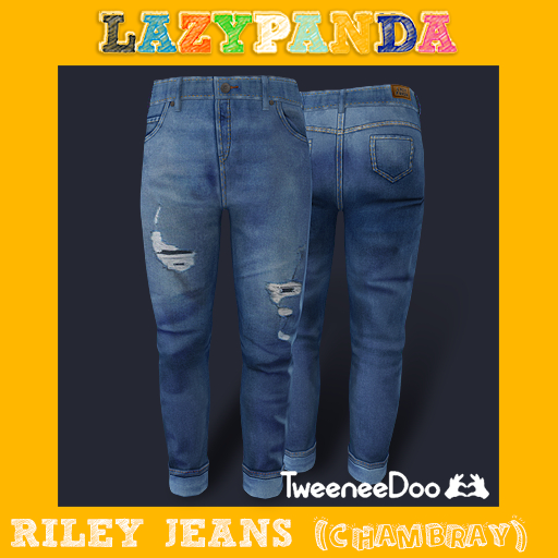 LazyPanda - Riley Jeans - Tween - Chambray