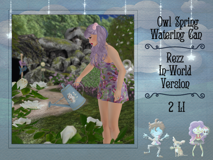 Owl Spring Watering Can